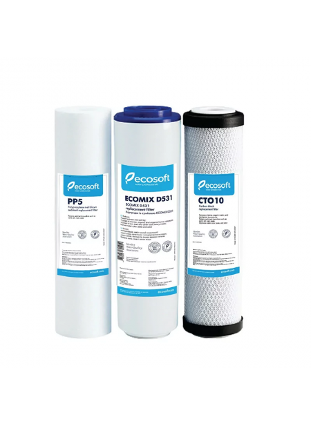 Pack Filtration Eau Osmose Inverse - Membrane 50 GPD + 3 Filtres + Désinfectant - 6