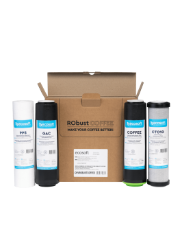 Set de filtres 1-2-3-4 pour osmoseur Robust COFFEE – Ecosoft