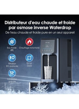 Osmoseur de comptoir Waterdrop WD-A1 – Eau chaude & froide filtrée, sans installation