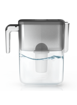 Carafe filtrante Ecosoft Slim Grey