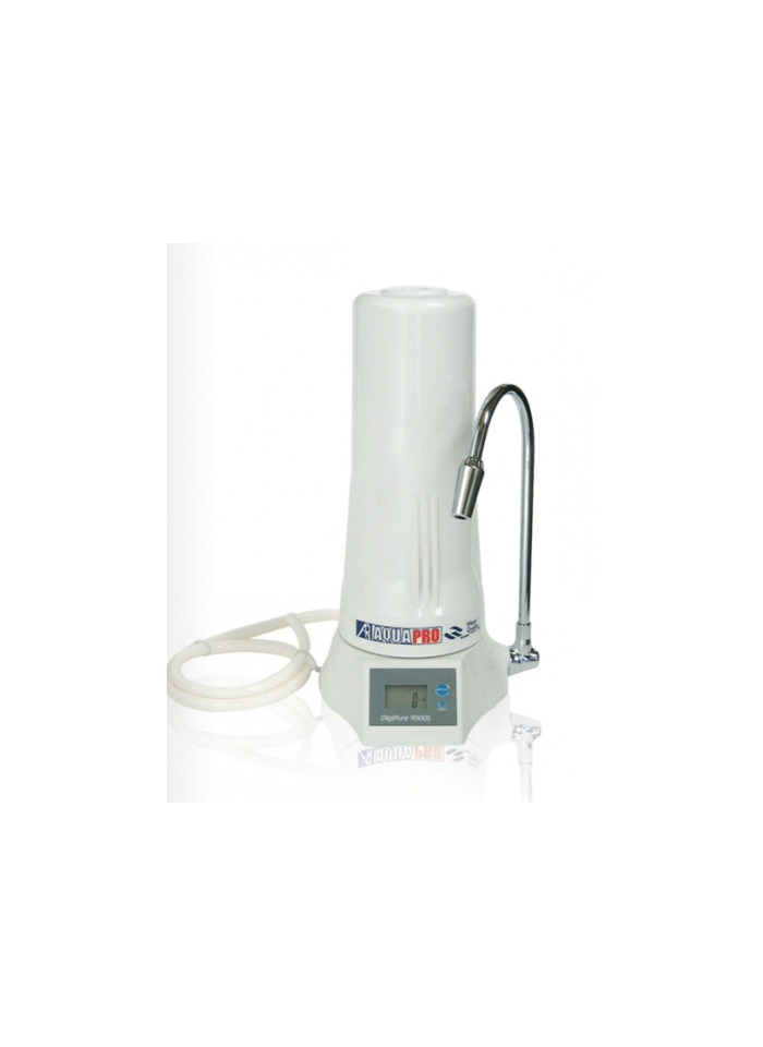 Purificateur d’eau de comptoir Aquapro PR-ACT1DFX avec compteur digital – Charbon actif APC-10
