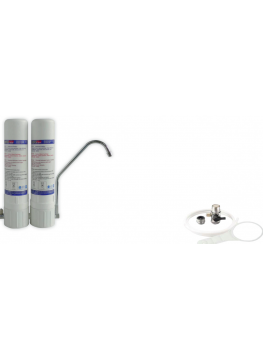 Purificateur d’eau de comptoir Aquapro PR-NLF-ACT2 – Filtration double sédiments + charbon actif