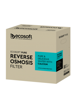 Filtre à osmose inverse PURE AquaCalcium Mint avec pompe sur support métallique 