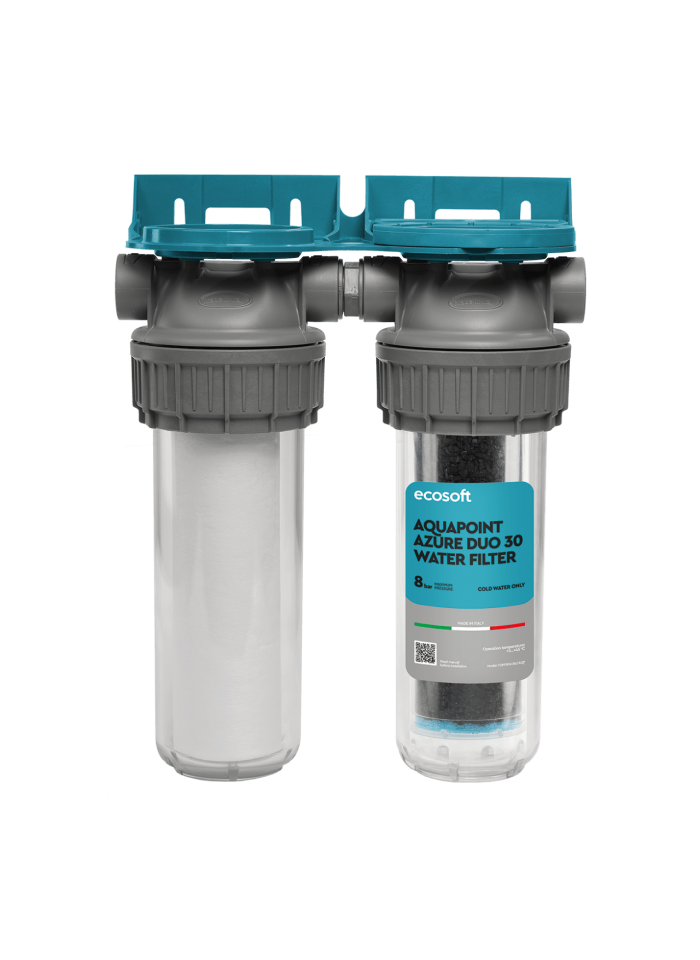 Ecosoft Aquapoint Azure Duo water filter, 3/4" 