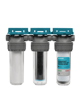 Ecosoft Aquapoint Azure Trio water filter, 1/2" 