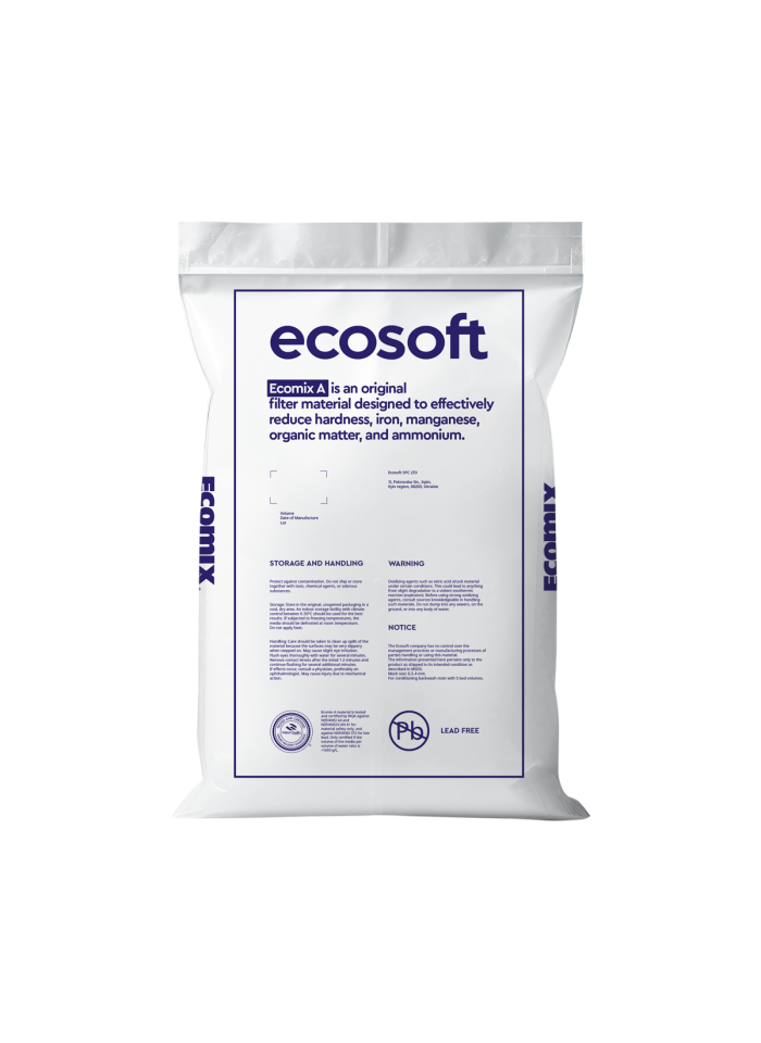 Ecosoft ECOMIX® A média filtrant 12 L 