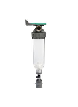 Boîtier 3P ECO 9" ¾ bol transparent en PET avec valve venturi + drain ¾"  