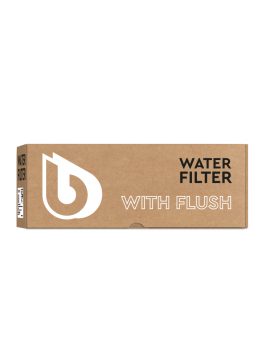 Boîtier 3P ECO 9" ¾ bol transparent en PET avec valve venturi + drain ¾"  