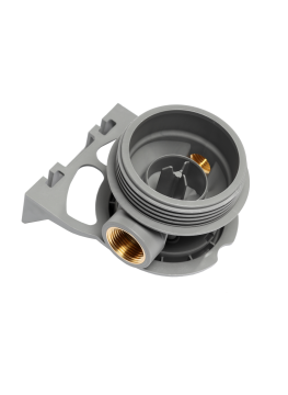 Boîtier 3P ECO 9" ¾ bol transparent en PET avec valve venturi + drain ¾"  