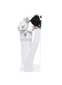 Filtre à osmose inverse Ecosoft Standard PRO avec minéralisation et pompe sur support métallique 