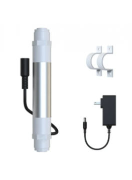 Stérilisateur UV-LED aluminium – 1 à 3 L/min – Désinfection eau 99,999%