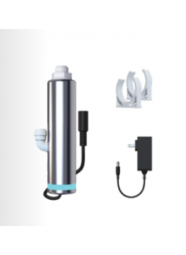 Stérilisateur UV-LED inox SUS316L – 7 à 11 L/min – Désinfection eau 99,999%