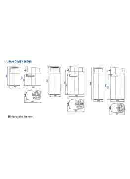 Adoucisseur UTAH 10L – Vanne électronique contre-courant – Pour 2 à 3 personnes
