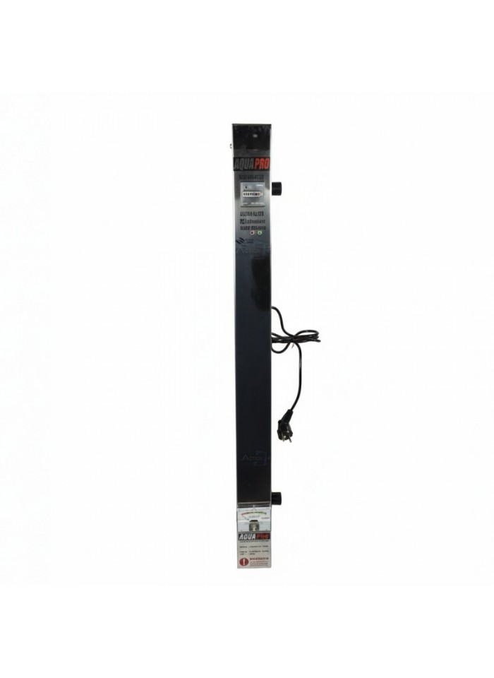 Stérilisateur UV Aquapro 12GPM vertical avec timer – 40W – 2725 L/h – Modèle vertical inox