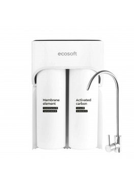 Osmoseur sous évier Ecosoft CROSS MAX – 120 L/h, 800 GPD, fonctions intelligentes intégrées