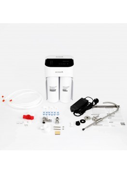 Osmoseur sous évier Ecosoft CROSS MAX – 120 L/h, 800 GPD, fonctions intelligentes intégrées