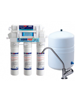 Osmoseur Aquapro NLF RO5 – 75 GPD avec réservoir 12 L et robinet longue portée