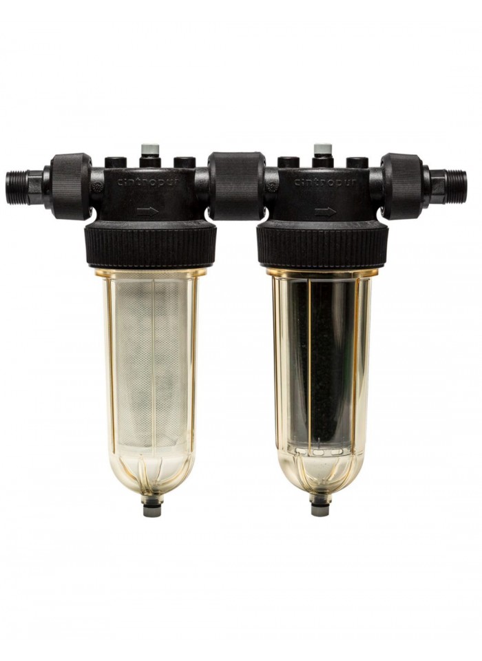 Filtre Cintropur DUO NW 25 – Double corps de filtration 3/4" ou 1"