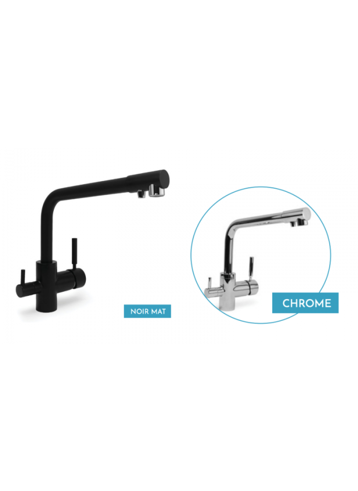 Robinet 3 voies pour cuisine Gliano BR304