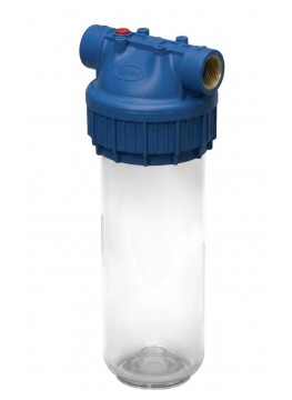 Porte-filtre Ecosoft 9″3/4 bleu 3 pièces – Raccordement 1″