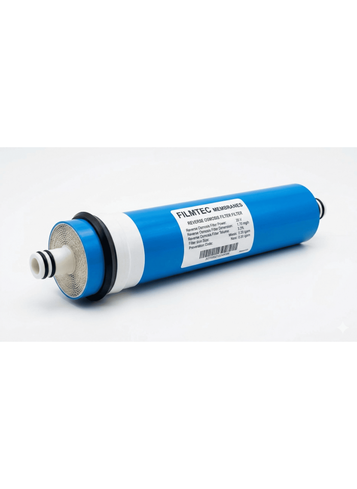 Membrane Filmtec 100 GPD – Eau potable et aquarium, format 1812