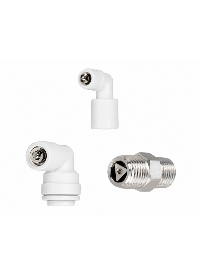Clapet anti-retour pour osmoseur – Acier inox, JG et JC