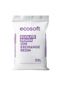 Résine à lit mixte équilibré Ecosoft Ecolite Demin 25L