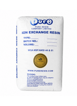 Résine cationique forte haute capacité Pure Resin pour adoucissement, désalcalinisation et déionisation 25L