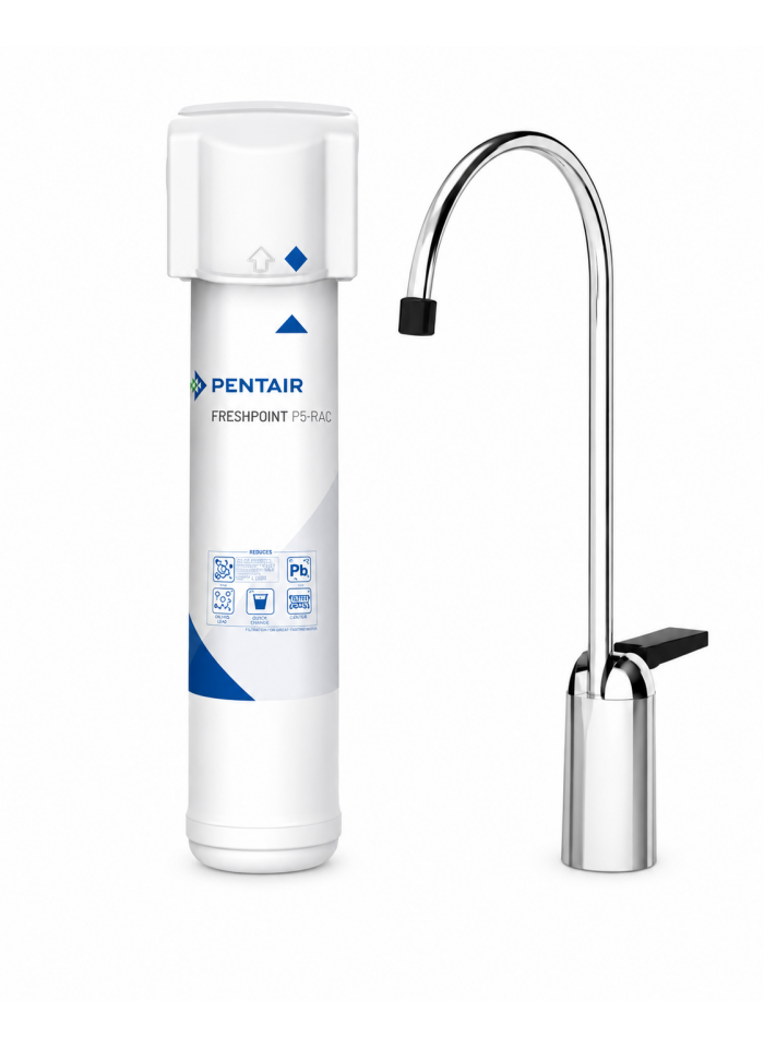 Purificateur eau sous évier Pentair Freshpoint F1000-B1B — 1 étape, réduction plomb et kystes certifiée NSF