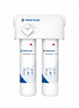 Purificateur eau sous évier Pentair Freshpoint F2000-B2M — 2 étapes COV, plomb et PFAS avec contrôleur de cartouche