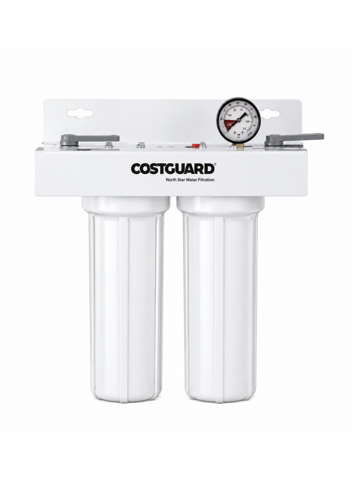 Double porte-filtre 10 Pentair Everpure CGS-12 — Double Cuve