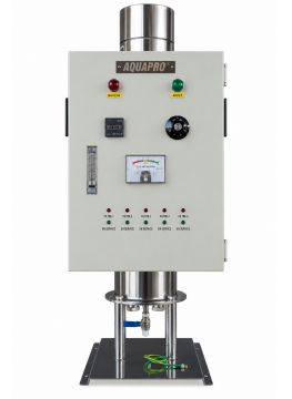 Stérilisateur UV AQUAPRO Vertical 60 GPM – 200 W – Inox 316 – Boîtier de contrôle complet