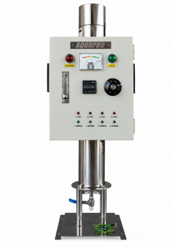 Stérilisateur UV AQUAPRO Vertical 48 GPM – 160 W – Boîtier de contrôle inox