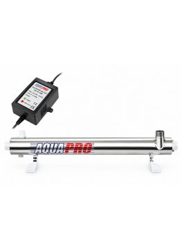 Stérilisateur UV Aquapro 12GPM horizontal avec timer – 40W – 2725 Lh – Inox SS 304 34