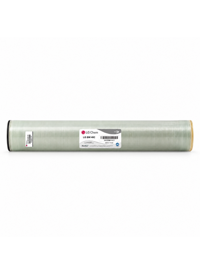Membrane d’osmose inverse LG Chem NanoH2O™ BW 440 ES L 8″ — 41 m², débit nominal 43,7 m³j