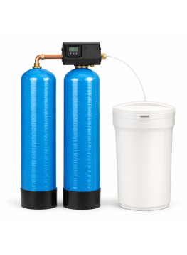 Adoucisseur twin Fleck 9500 SXT – 2 x 75 à 350 L de résine
