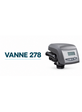 Adoucisseur twin Autotrol 278/764 – 2 x 25 à 250 L de résine, eau adoucie en continu