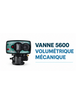 Adoucisseur bi-bloc Fleck 5600 mécanique – 4 à 50 L de résine, bac à sel séparé