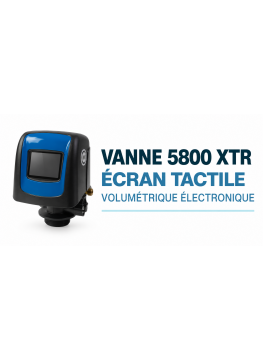 Adoucisseur bi-bloc Fleck 5800 XTR – 8 à 125 L de résine, bac à sel séparé