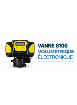 Adoucisseur bi-bloc Fleck 8100 – 4 à 75 L de résine, bac à sel séparé