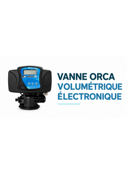 Adoucisseur bi-bloc Fleck ORCA – 4 à 75 L de résine, bac à sel séparé