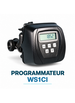 Adoucisseur bi-bloc Clack WS1 CI – 8 à 150 L de résine, bac à sel séparé